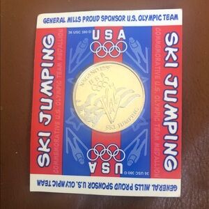 Ski jumping 1998 Nagano Olympics Collector Coin